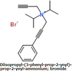 CAS#Diisopropyl-(3-phenyl-prop-2-ynyl)-prop-2-ynyl-ammonium; bromide